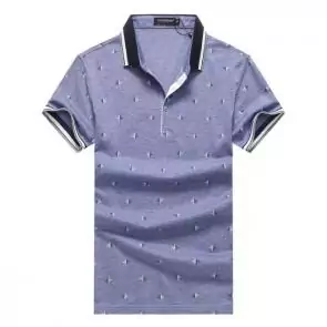 shark hommes t-shirt polo shirt summer lapel printing honeybee light purple